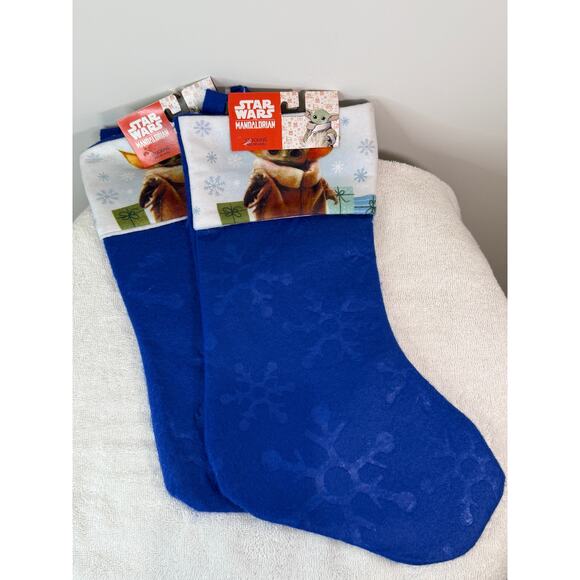 Star Wars Mandalorian Grogu Christmas Stockings Bundle NWT - Picture 1 of 6